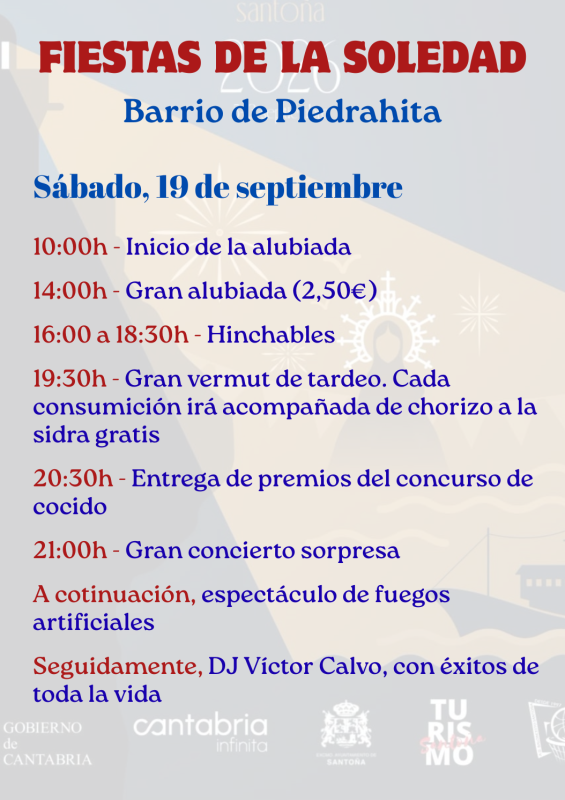 Fiestas de la Soledad 19 septiembre